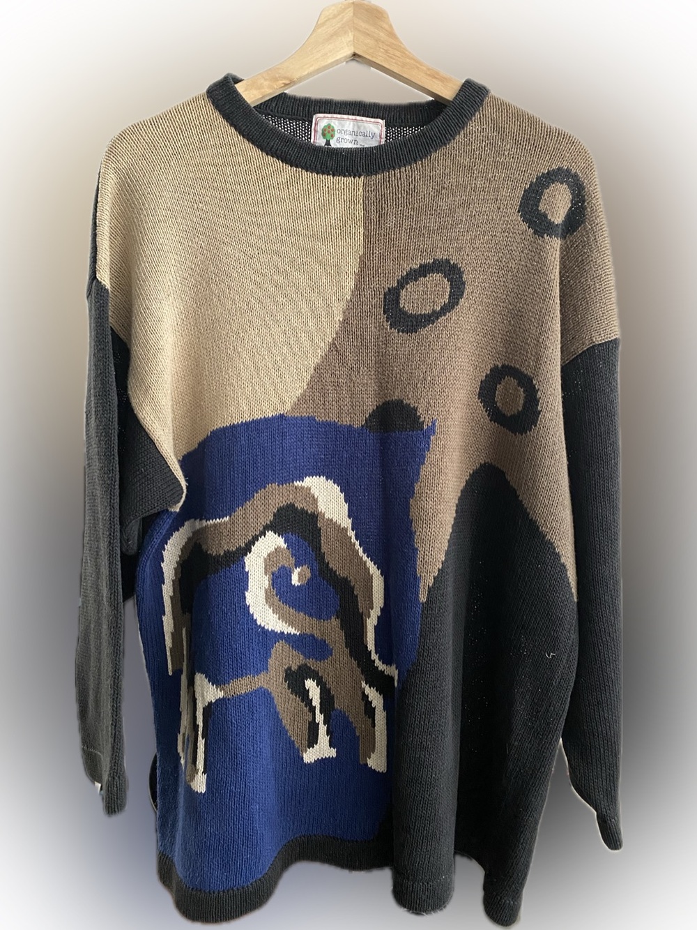 Vintage Elephant Knit Sweater